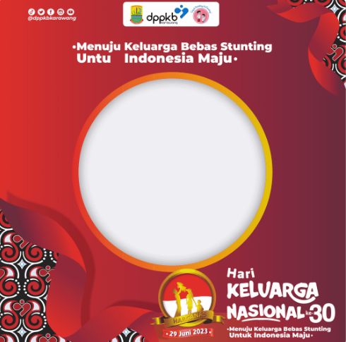 Hari Keluarga Nasional 29 Juni diinisiasi oleh Badan Kependudukan dan Keluarga Berencana Nasional (BKKBN). Simak daftar twibbon Hari Keluarga Nasional 2023!
