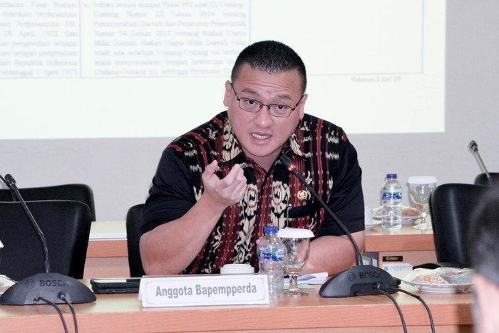 Anggota Komisi D DPRD DKI Jakarta dari Fraksi PDI Perjuangan Hardiyanto Kenneth