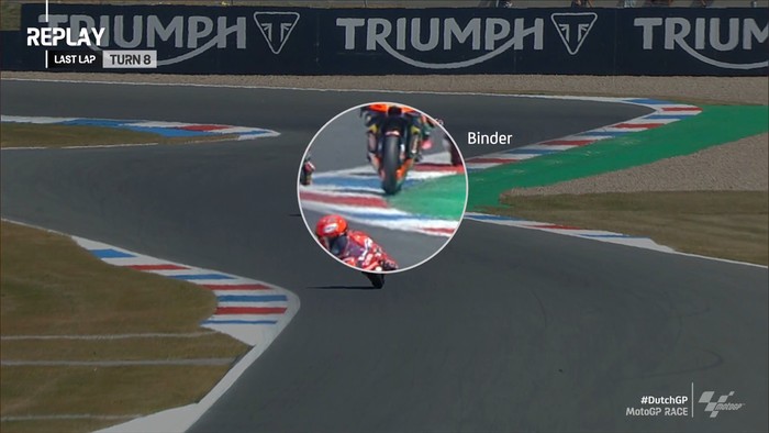 Brad Binder gagal dapat podium di MotoGP Belanda
