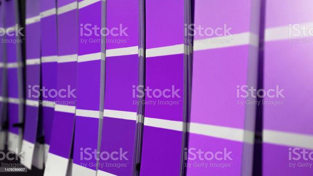 Colorful palette for wall painting - color pattern texture purple