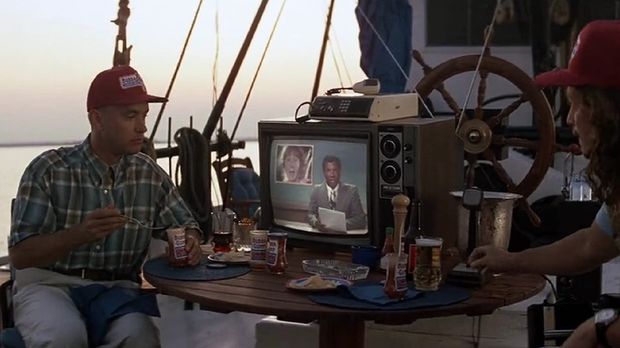Cuplikan adegan di film Forrest Gump (1994).