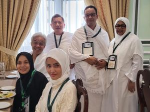 Ini Isi Obrolan Anies saat Bertemu Ganjar di Tanah Suci