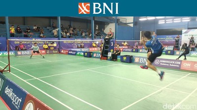 Lompatan Ghaisan Lewati Lawan di BNI Sirnas B Kota Banjarbaru
