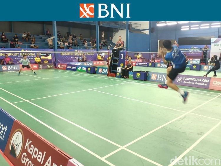Lompatan Ghaisan Lewati Lawan di BNI Sirnas B Kota Banjarbaru