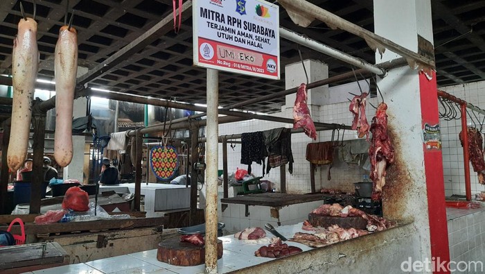 Harga daging di Surabaya merangkak naik jelang Idul Adha