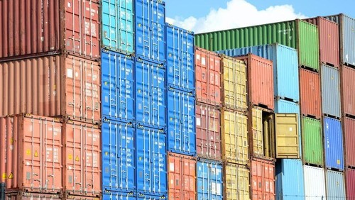 Ilustrasi Kontainer Ekspor