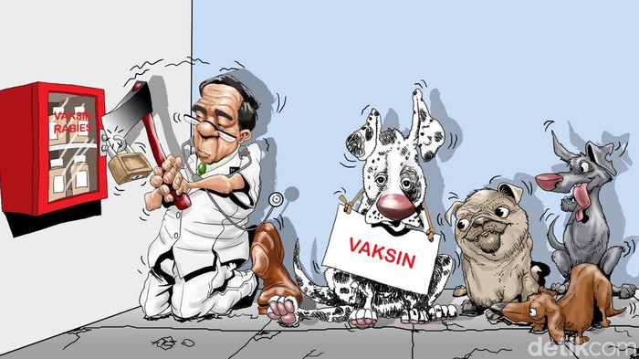 Ilustrasi rabies