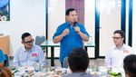 Momen Juragan 99 Makan Nasi Padang Bareng Prabowo dan Arief Muhammad