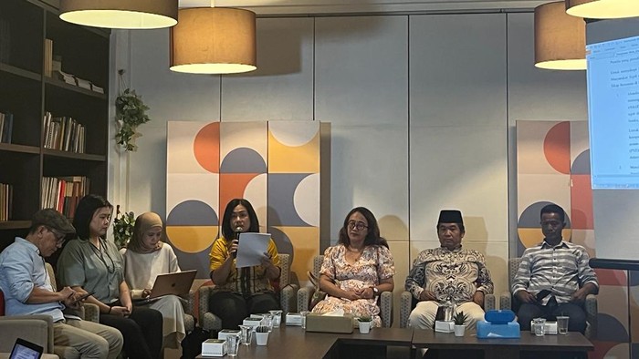 Konferensi pers masyarakat untuk Pemilu (Anggi-detikcom)