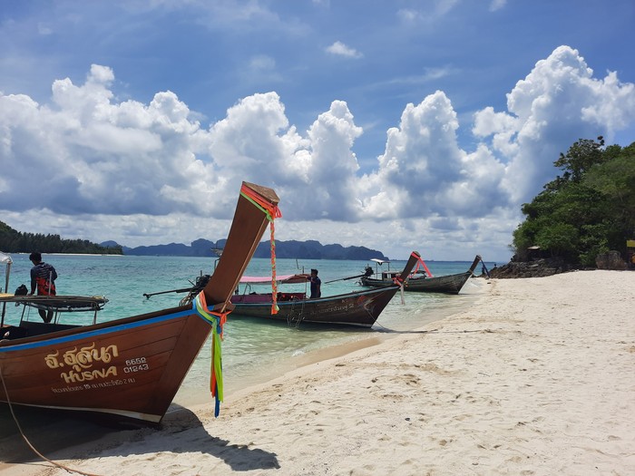 Perahu wisata di Krabi, Thailand