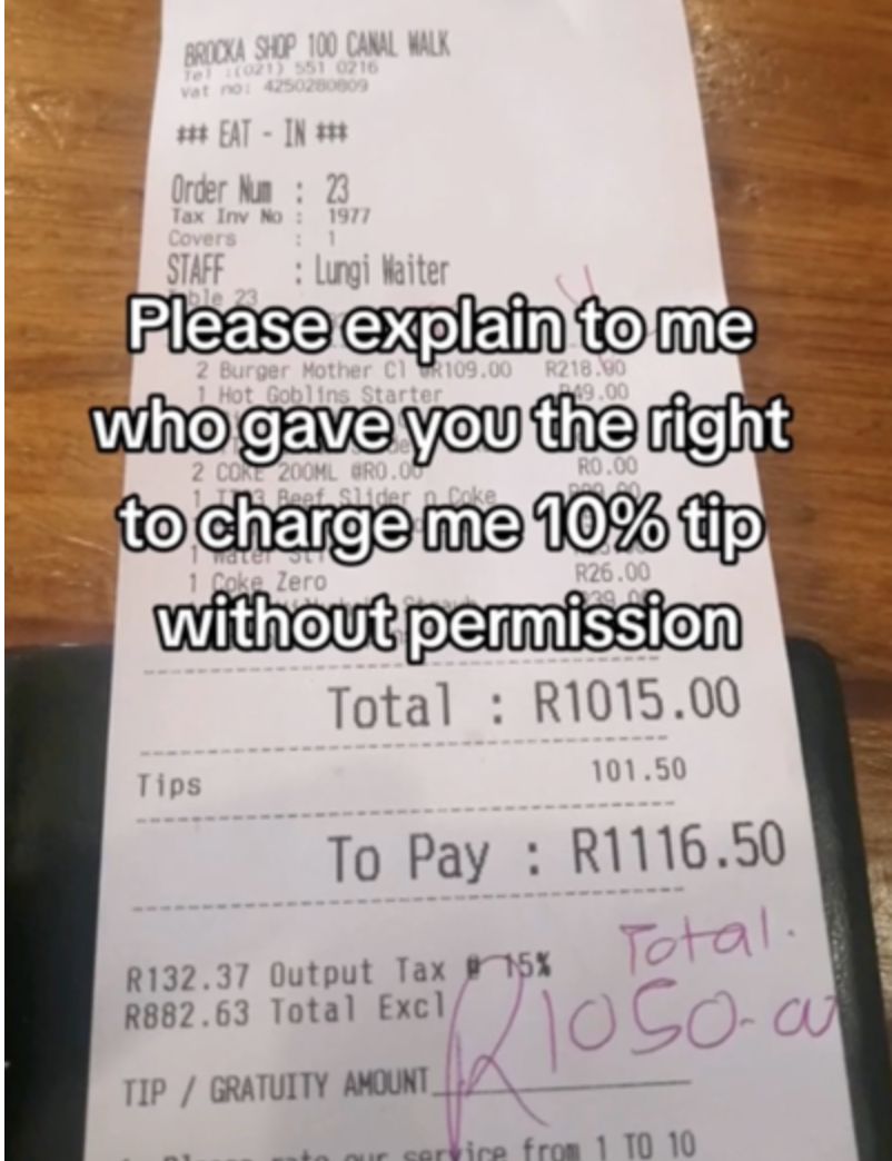 Merasa Ditodong! Pengunjung Ini Marah karena Restoran Tagih Tip 10%