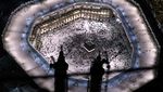 Potret Udara Masjidil Haram Bersinar Terang di Malam Hari