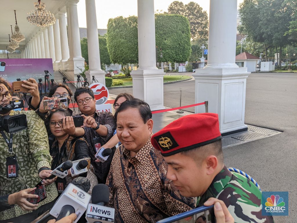 Prabowo Subianto di Istana