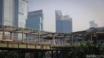 Proyek Jembatan Penghubung LRT-KRL Dukuh Atas Terus Dikebut