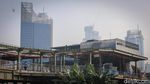 Proyek Jembatan Penghubung LRT-KRL Dukuh Atas Terus Dikebut Proyek Jembatan Penghubung LRT-KRL Dukuh Atas Terus Dikebut
