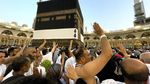 Suasana Tawaf di Masjidil Haram Jelang Puncak Ibadah Haji