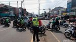 Uji Coba Simpang Kampung Utan Tangsel, Lalin Ciputat Ramai Lancar