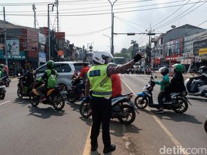 Uji Coba Simpang Kampung Utan Tangsel, Lalin Ciputat Ramai Lancar