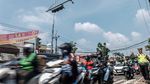 Uji Coba Simpang Kampung Utan Tangsel, Lalin Ciputat Ramai Lancar