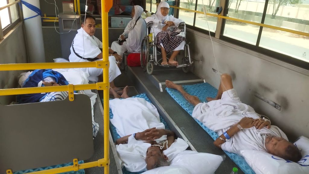 238 Jemaah Haji yang Sakit Disafariwukufkan dari KKHI