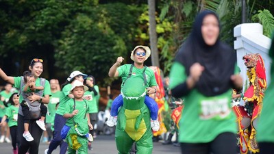 3.500 Orang Ikuti Lomba Lari di Kebun Raya Bogor