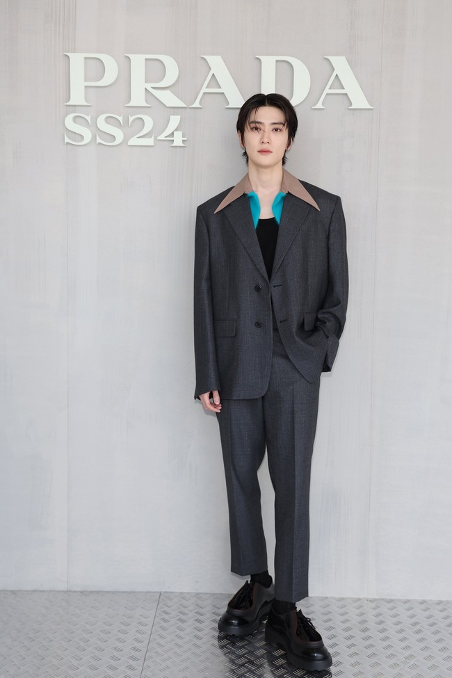 Jaehyun NCT kembali ke Milan Fashion Week 2023 sebagai brand ambassador Prada pada Minggu (18/6/2023) waktu setempat. Foto: Instagram