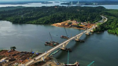 Capai 11%, Intip Progres Proyek Jembatan Baru ke IKN
