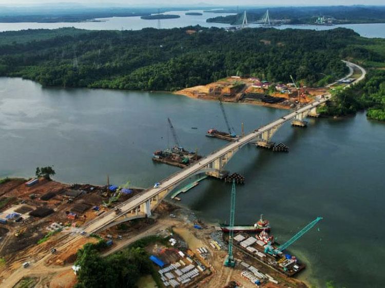 Capai 11%, Intip Progres Proyek Jembatan Baru ke IKN