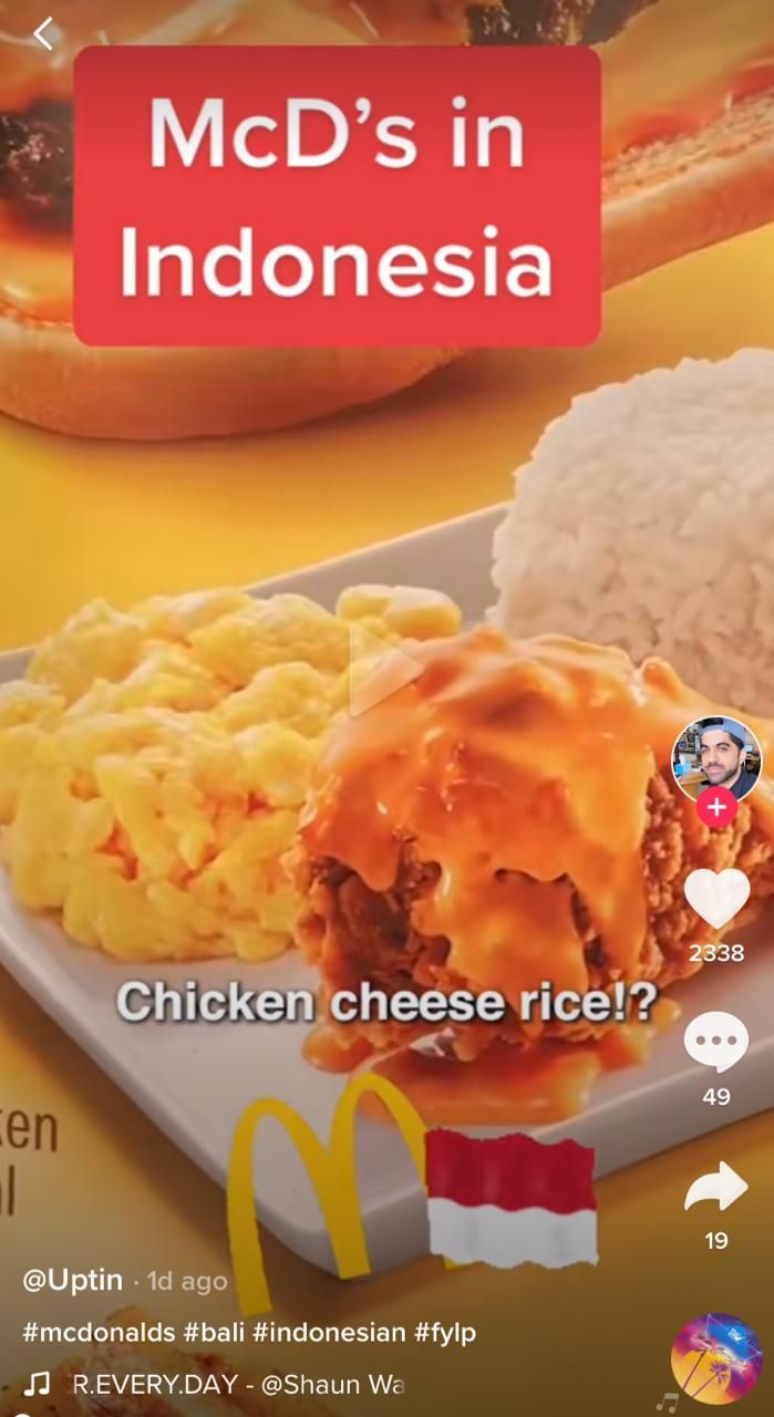 Cicip Menu McDonald's di 21 Negara, TikToker Ini Sebut McDonald's Indonesia Paling Unik