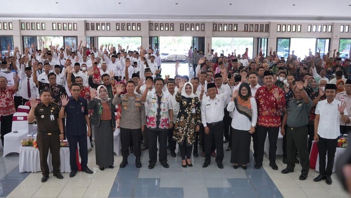Deklarasi damai calon kepala desa di Klaten.