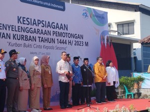 Heru Budi Lepas Petugas Kesehatan Hewan Kurban: Beri Edukasi ke Warga