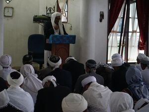 Jemaah Naqsabandiyah di Deli Serdang Salat Idul Adha Hari Ini