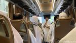 Potret Suasana Keberangkatan Jemaah Haji Maktour ke Padang Arafah