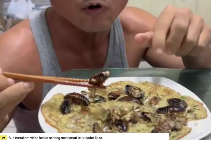 Jijik! Pria Ini Bikin Telur Dadar Topping Kecoak karena Alasan Ini
