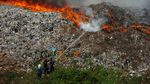 Dua Hektare Lahan TPA di Tegal Hangus Terbakar