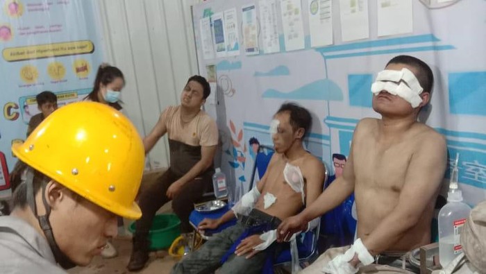 Kecelakaan kerja menewaskan seorang pekerja PT GNI Morowali Utara, enam lainnya luka-luka. Dokumen Istimewa