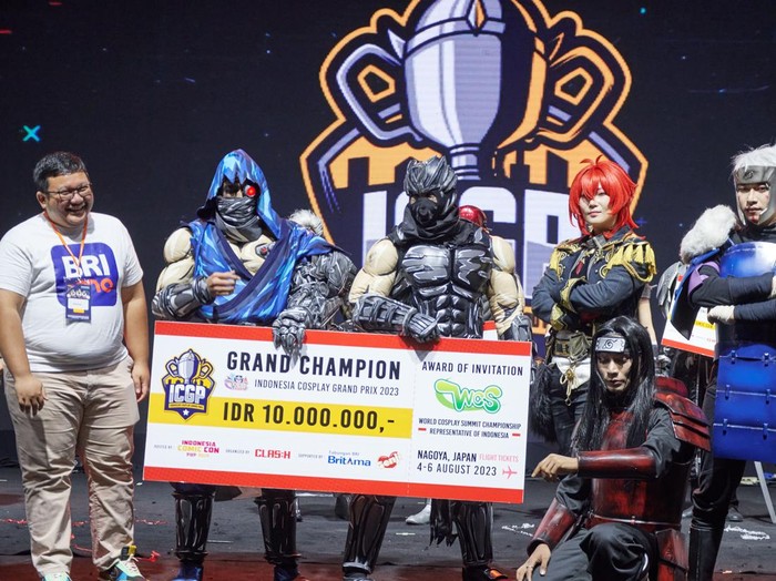 Kompetisi cosplay bertaraf internasional Indonesia Cosplay Grand Prix (ICGP) yang diselenggarakan di Indonesia Comic Con.