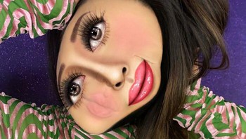 Muka terbalik. Foto: Mimi Choi via Boredpanda