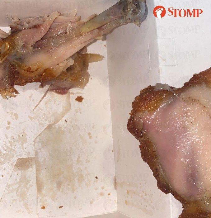 Beli Ayam Goreng, Pelanggan Ini Kecewa Dapat Ayam Mentah