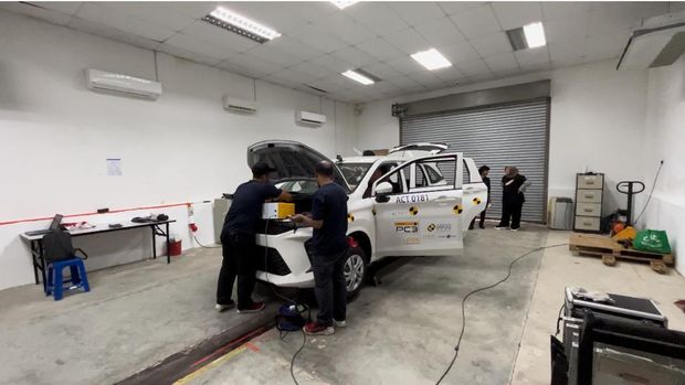Persiapan uji tabrak oleh ASEAN NCAP