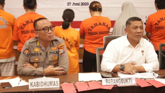 Polda Sulteng rilis kasus penjualan bayi.