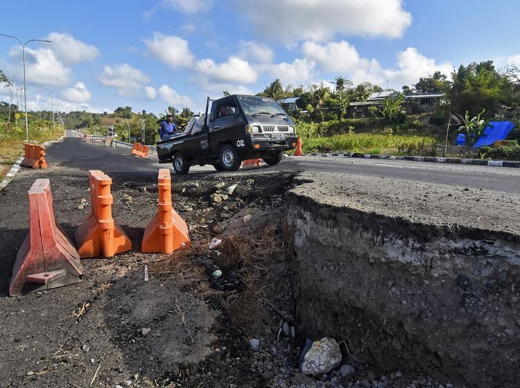 Potret Jalur Bypass BIL-Mandalika Ambles