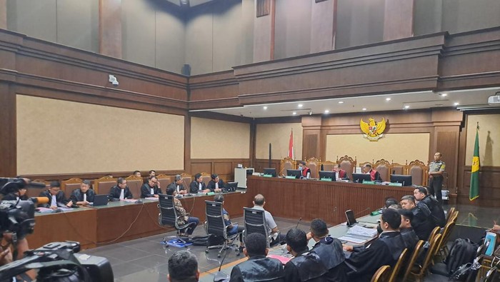 Sidang Johnny G Plate dimulai (Yulida-detikcom)