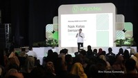 Menteri Perdagangan, Zulkifli Hasan memberikan sambutan pada acara WhatsApp Micro Small and Medium Enterprises (MSME) Summit 2023 yang berlangsung di Jakarta, Selasa (27 Juni).