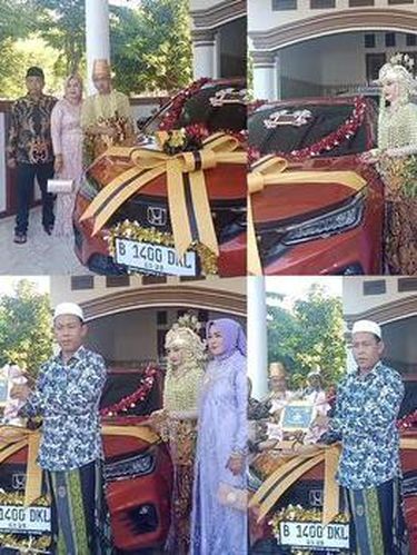 viral buket pernikahan mewah di sumenep madura