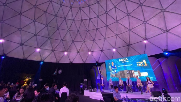 AQUA Elektronik mengumumkan kampanye terbaru ‘Inspire Future Dreams’ sekaligus memperkenalkan Brand Ambassador baru, Anthony Ginting sebagai representasi semangat mengejar mimpi dan komitmen untuk memberikan yang terbaik bagi Indonesia, Selasa (27/6/2023).