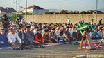 Potret Amien Rais Salat Id Bersama Warga Muhammadiyah Bandung