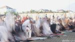 Potret Amien Rais Salat Id Bersama Warga Muhammadiyah Bandung