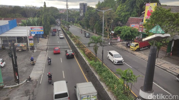 arus lalin di kota malang saat long weekend relatif lengang