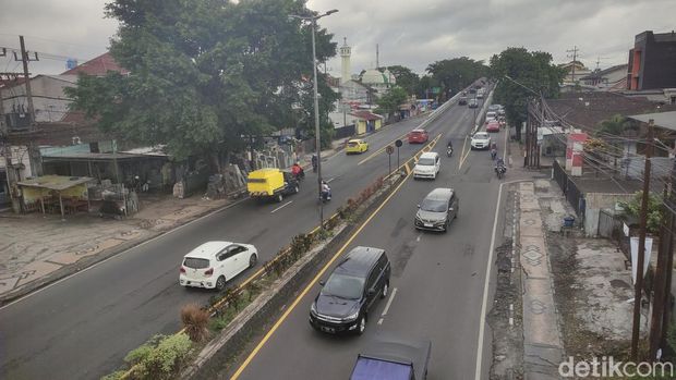 arus lalin di kota malang saat long weekend relatif lengang